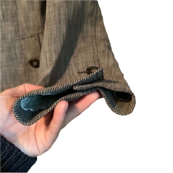 Olsen Europe linen blend brown blazer. Size 4 - Picture 10 of 11
